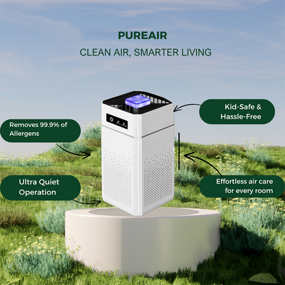 🌿💨 Luftreiniger für Zuhause – Allround-Schutz 🛡️🏠 für frische und saubere Raumluft, ideal gegen Allergene, Staub und Gerüche. 🎁