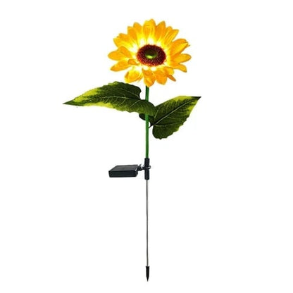 📢📢50 % Rabatt!! ⏰🌻 Realistisch & wetterfest | Solar-Sonnenblume – Bestseller 2026 | IP65-Außen-Dekoration