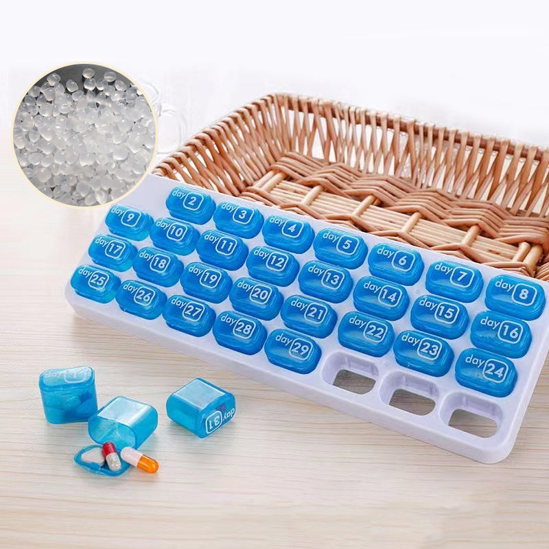 🔥 🔥 2026 Trendneuheit – Jetzt neu im Angebot!Tragbarer 31-Tage-Monats-Pillenorganizer