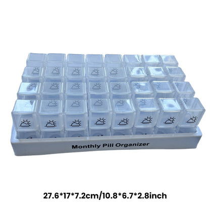 🔥 🔥 2026 Trendneuheit – Jetzt neu im Angebot!Tragbarer 31-Tage-Monats-Pillenorganizer