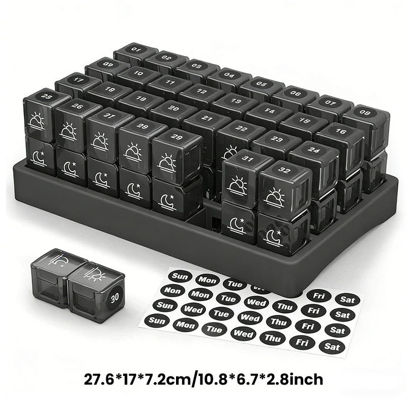 🔥 🔥 2026 Trendneuheit – Jetzt neu im Angebot!Tragbarer 31-Tage-Monats-Pillenorganizer