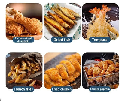 🍤 50% RABATT! 🍳 Edelstahl‑Tempura‑Topf – Temperaturkontrolle, Filtersieb & kompakt ✨