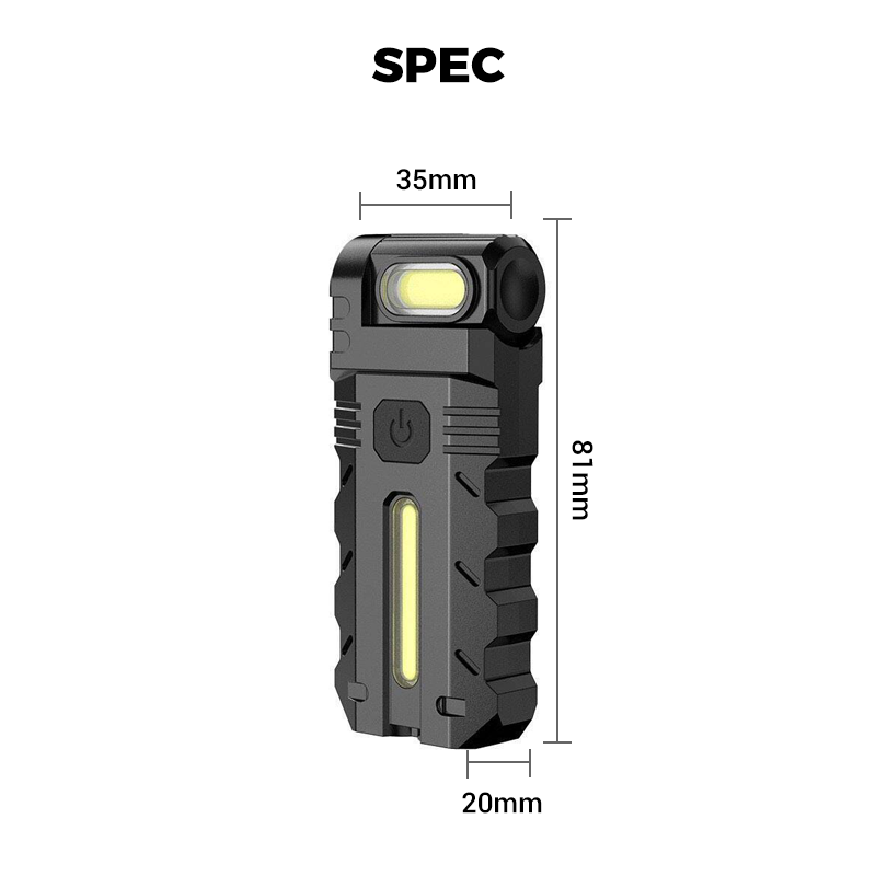 💎 Mehr kaufen, mehr sparen!💎 180° drehbare LED-Arbeitsleuchte – Zweistrahler, Magnetfuß und USB-C-Ladeanschluss