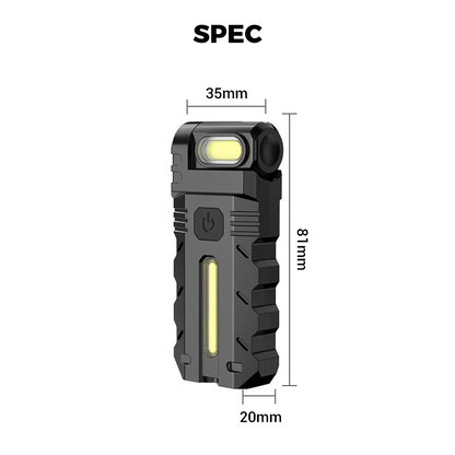 💎 Mehr kaufen, mehr sparen!💎 180° drehbare LED-Arbeitsleuchte – Zweistrahler, Magnetfuß und USB-C-Ladeanschluss