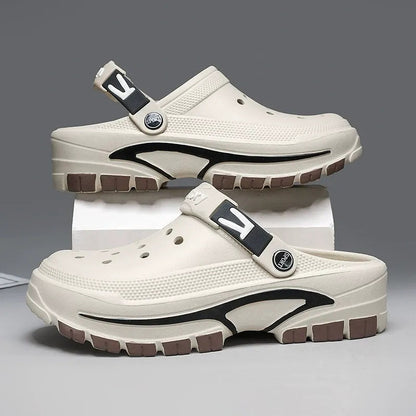 💎💨 50% RABATT! Atmungsaktive 2-in-1 Slip-On Sandalen für Herren 🏃‍♀️🌊 Rutschfeste EVA-Sohle & ultraleicht – ideal für Freizeit & Reisen