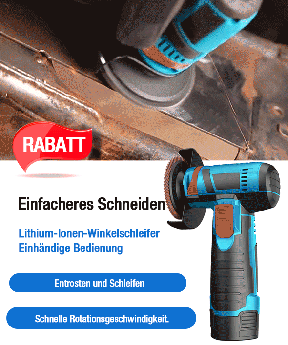 🔧 50% RABATT! ⚡ Mini-Winkelschleifer ohne Bürsten – Leistungsstark, Kompakt & Ideal für Präzisionsarbeiten 🔥