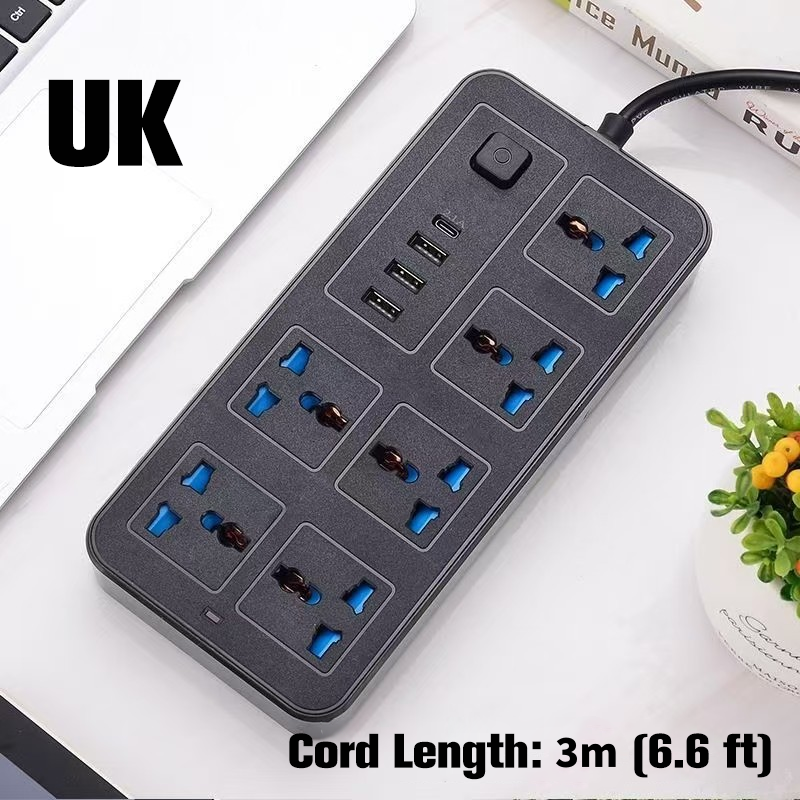 🔌 50% RABATT! ⚡ Mehrfachsteckdose mit langer Verlängerungsschnur – inkl. USB-Ladeanschlüsse, überspannungsschutz & platzsparendem Design 📱