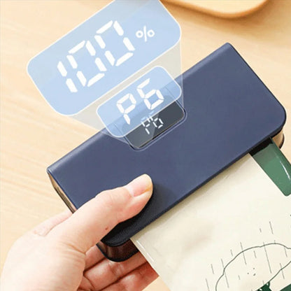 ✨2-in-1-Mini-Beutelverschließer 🔋Wiederaufladbar & mit Schneidevorrichtung 🛍️ Praktisch im Alltag