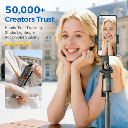 🚀🔥 2026 HIT! KI-gesteuertes Gimbal mit zwei Fülllichtern ✨📸