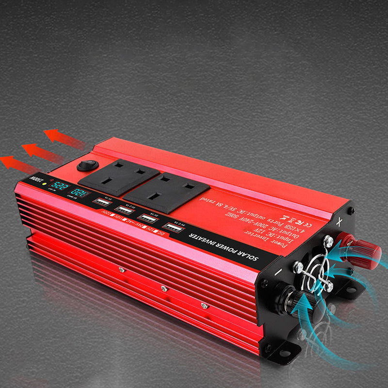 🔥🚘 Neu eingetroffen 1500-W-Auto-Wechselrichter mit 4 USB-Anschlüssen ⚡💡