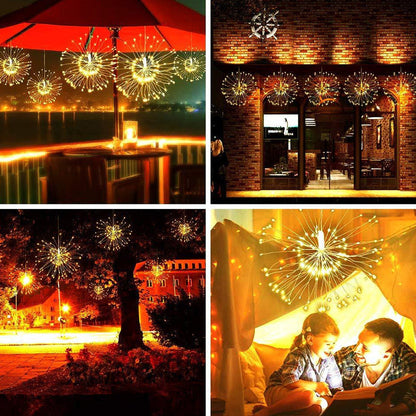 🥳HEISSER SALE 2026🥳💞50.000+ VERKAUFT!❤️ 50 % RABATT!Solar-Feuerwerks-Lichterkette für Garten und Partys