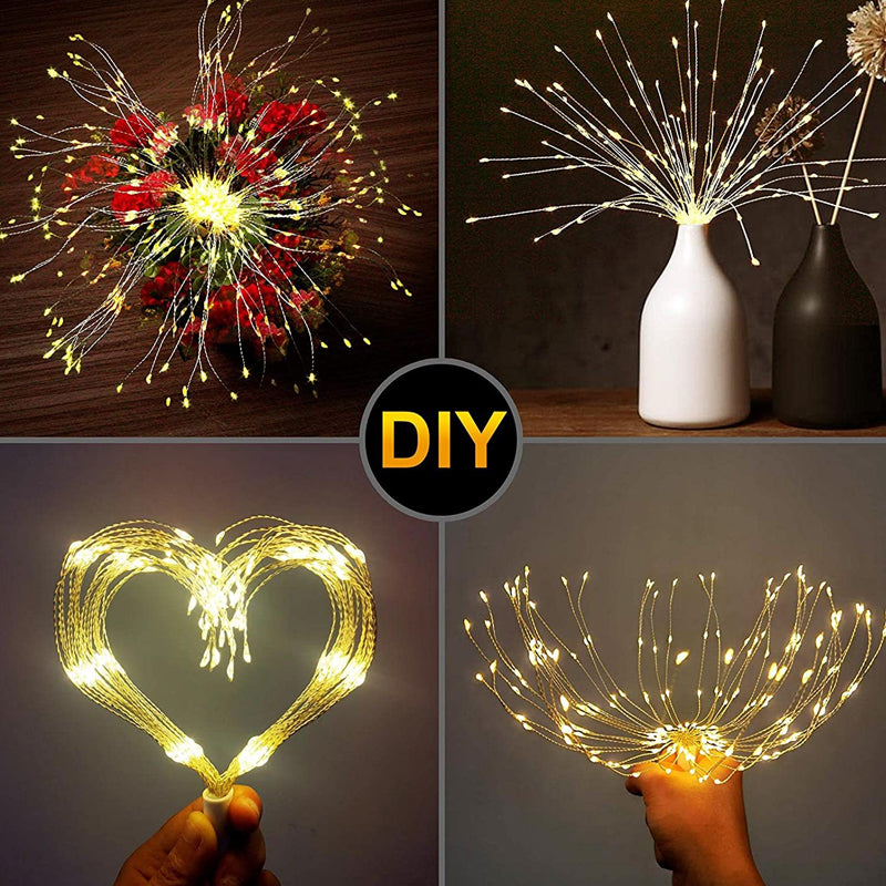 🥳HEISSER SALE 2026🥳💞50.000+ VERKAUFT!❤️ 50 % RABATT!Solar-Feuerwerks-Lichterkette für Garten und Partys
