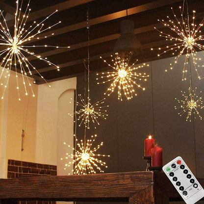 🥳HEISSER SALE 2026🥳💞50.000+ VERKAUFT!❤️ 50 % RABATT!Solar-Feuerwerks-Lichterkette für Garten und Partys