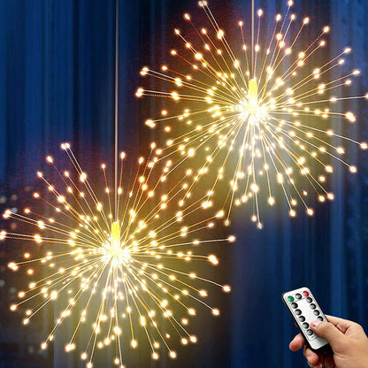 🥳HEISSER SALE 2026🥳💞50.000+ VERKAUFT!❤️ 50 % RABATT!Solar-Feuerwerks-Lichterkette für Garten und Partys