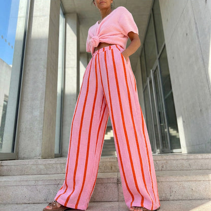 ⏳ FLASH SALE 50%!🌸 Damenhose für Frühling und Sommer👖 Bequemer gerader Schnitt mit schönen Mustern💐