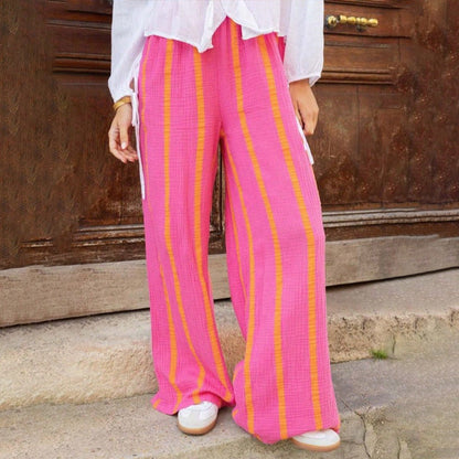 ⏳ FLASH SALE 50%!🌸 Damenhose für Frühling und Sommer👖 Bequemer gerader Schnitt mit schönen Mustern💐