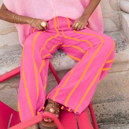 ⏳ FLASH SALE 50%!🌸 Damenhose für Frühling und Sommer👖 Bequemer gerader Schnitt mit schönen Mustern💐
