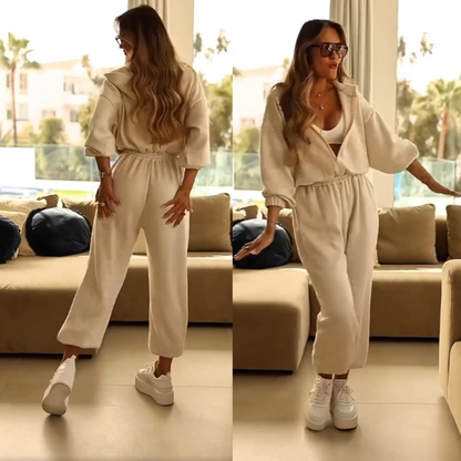 👚 58% RABATT! 💎 Bequemer Casual Jumpsuit mit Kapuze – Reine Baumwolle, Weite Beine & Praktische Taschen 🌿