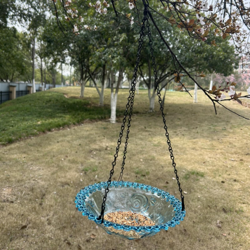 🐦 Vintage Hängende Vogelfutterstation & Tränke ✨ 2‑in‑1 Wetterfest 🌿 Für Garten & Balkon