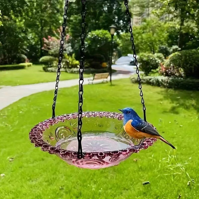 🐦 Vintage Hängende Vogelfutterstation & Tränke ✨ 2‑in‑1 Wetterfest 🌿 Für Garten & Balkon