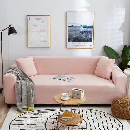 🛋️ Stretch-Sofa-Bezug mit Jacquard-Muster – Rundum-Passform für Couch & Sessel – Elastischer Möbel-Schoner in Übergröße – Waschbarer Polsterbezug