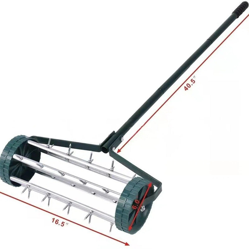 🌿 T-Griff Gartenhacke / Belüfter – Robuster Eisen-Unkrautstecher für Rasen & Beet – Ergonomischer Handvertikutierer mit rutschfestem Griff