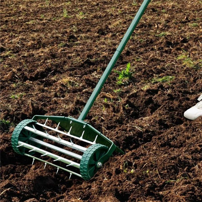 🌿 T-Griff Gartenhacke / Belüfter – Robuster Eisen-Unkrautstecher für Rasen & Beet – Ergonomischer Handvertikutierer mit rutschfestem Griff