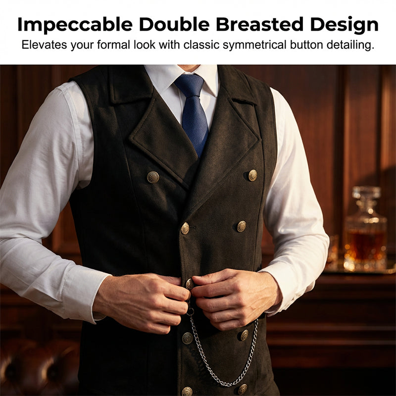 Elegante Retro-Slim-Fit Herrenweste für Anzug & Smoking 👔