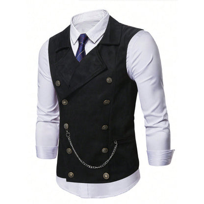 Elegante Retro-Slim-Fit Herrenweste für Anzug & Smoking 👔