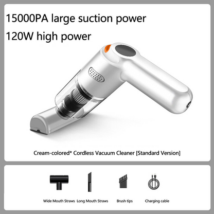 🚗Akku-Staubsauger Auto – 10.000 Pa, 120 W, Kabellos & Leicht | HEPA-Filter | Staubsauger Set für Innenraum