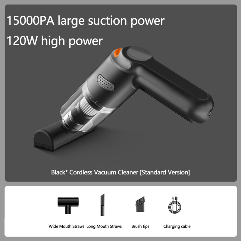 🚗Akku-Staubsauger Auto – 10.000 Pa, 120 W, Kabellos & Leicht | HEPA-Filter | Staubsauger Set für Innenraum