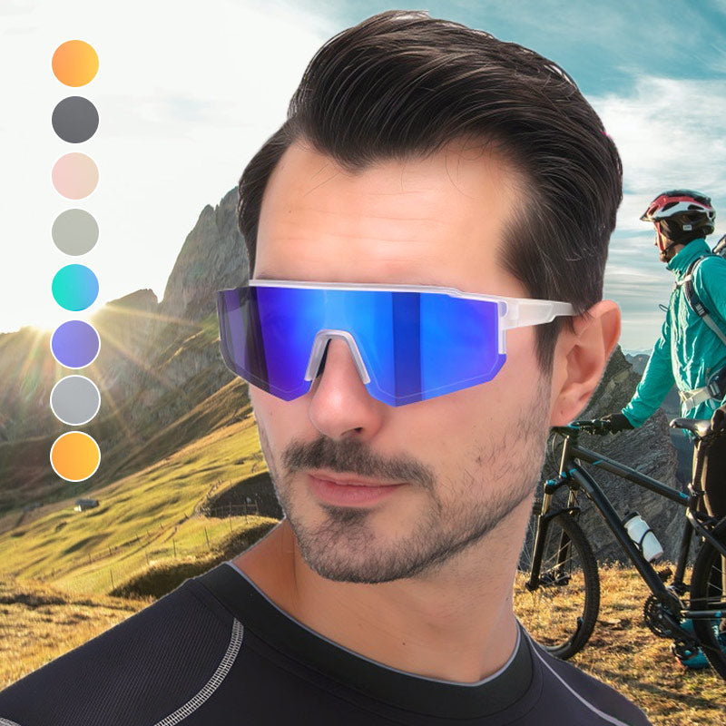 🚴‍♂️💥Bestseller! UV400 Polarisierte Fahrradbrille für Damen & Herren ✨ Leicht & Bequem!