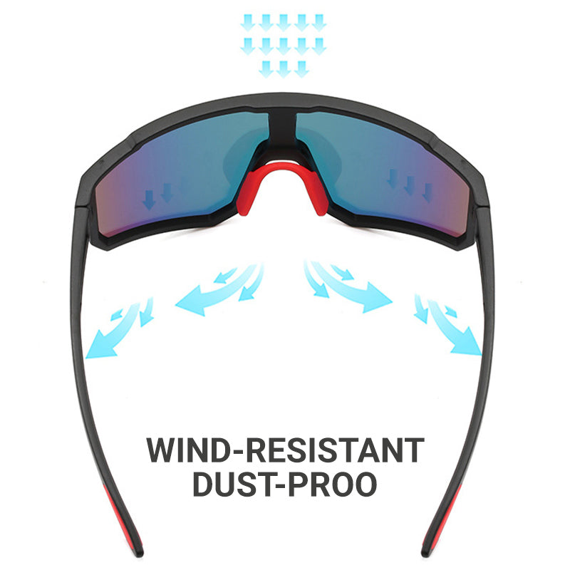 🚴‍♂️💥Bestseller! UV400 Polarisierte Fahrradbrille für Damen & Herren ✨ Leicht & Bequem!