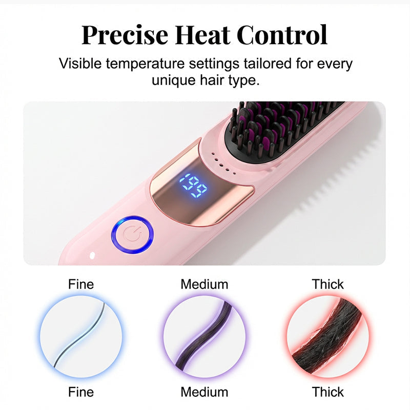 ✨ | 50% Rabatt🌸Ionen-Haarglätter mit 3 Temperaturstufen und Verbrühschutz💫 3 einstellbare Temperaturen (160/180/200°C)