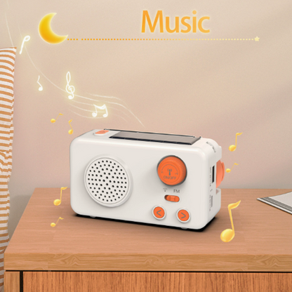 Notfall-Solarradio mit Handkurbel, Taschenlampe und Powerbank📻 – perfekt für Ihr nächstes Abenteuer oder Ihr Notfallset.