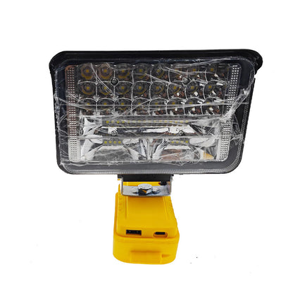 🔦Makita 18V Arbeitslicht✨ 2-Modus LED Flutlicht🔥 Dual USB-Anschlüsse🔋 Notfall & Arbeit💡