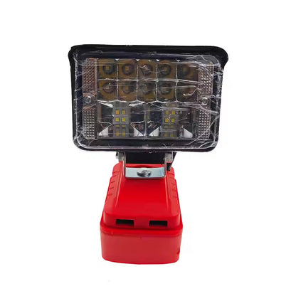 🔦Makita 18V Arbeitslicht✨ 2-Modus LED Flutlicht🔥 Dual USB-Anschlüsse🔋 Notfall & Arbeit💡