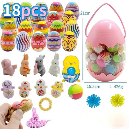🐣🌸 Ostereier zum Füllen & Überraschen – Mit süßem Spielzeug innen💛🐰