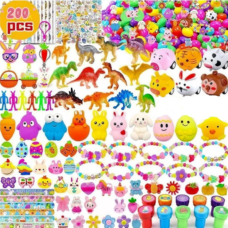 🐣🌸 Ostereier zum Füllen & Überraschen – Mit süßem Spielzeug innen💛🐰