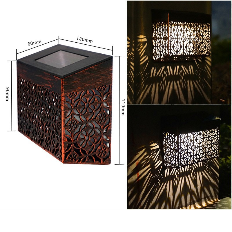 📢📢50 % Rabatt!! ⏰Solarbetriebene LED-Wandleuchte für Wege und den Garten💡