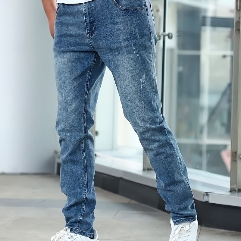 👖 50% RABATT! 🔥 Moderne Slim-Fit-Stretchjeans für Herren – Bequemer Stretch, Moderne Passform & Vielseitiger Alltagslook 💙