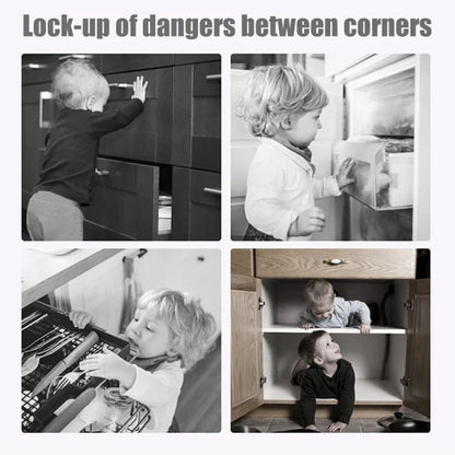 🧸 Mehr kaufen, mehr sparen! 🔒 Kindersichere Kühlschrankverschlüsse – Einfache Montage, Starker Halt & Verhindert Unerwünschtes Öffnen 🛡️