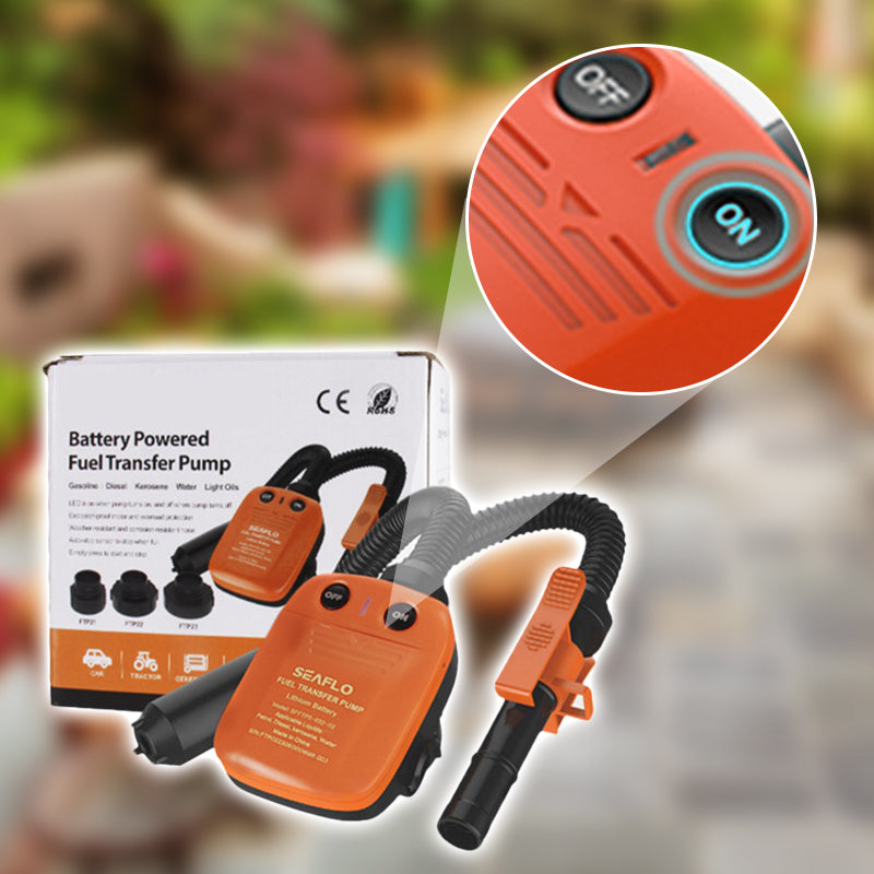 ⛽🔋 Tragbare batteriebetriebene elektrische Kraftstoffpumpe – Mobil & Leistungsstark!