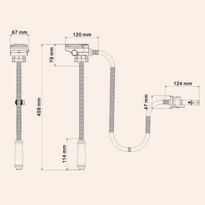 ⛽🔋 Tragbare batteriebetriebene elektrische Kraftstoffpumpe – Mobil & Leistungsstark!