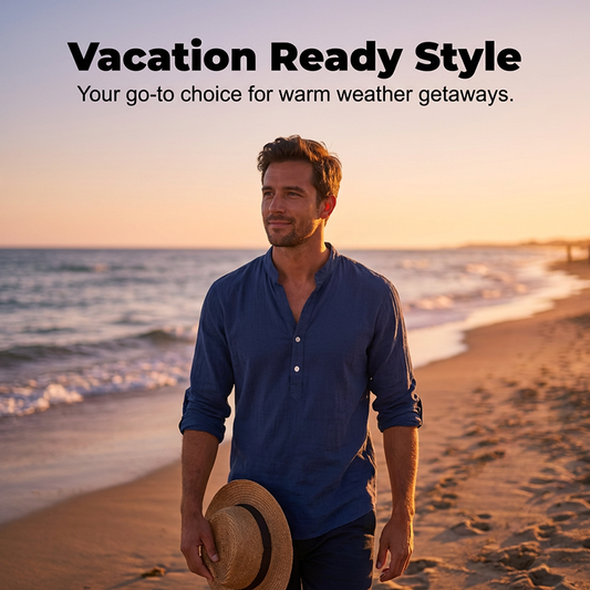 ⏳🔥 50% RABATT – zeitlich begrenzt!👔Lässiges Henley-T-Shirt für Herren