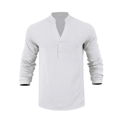 ⏳🔥 50% RABATT – zeitlich begrenzt!👔Lässiges Henley-T-Shirt für Herren