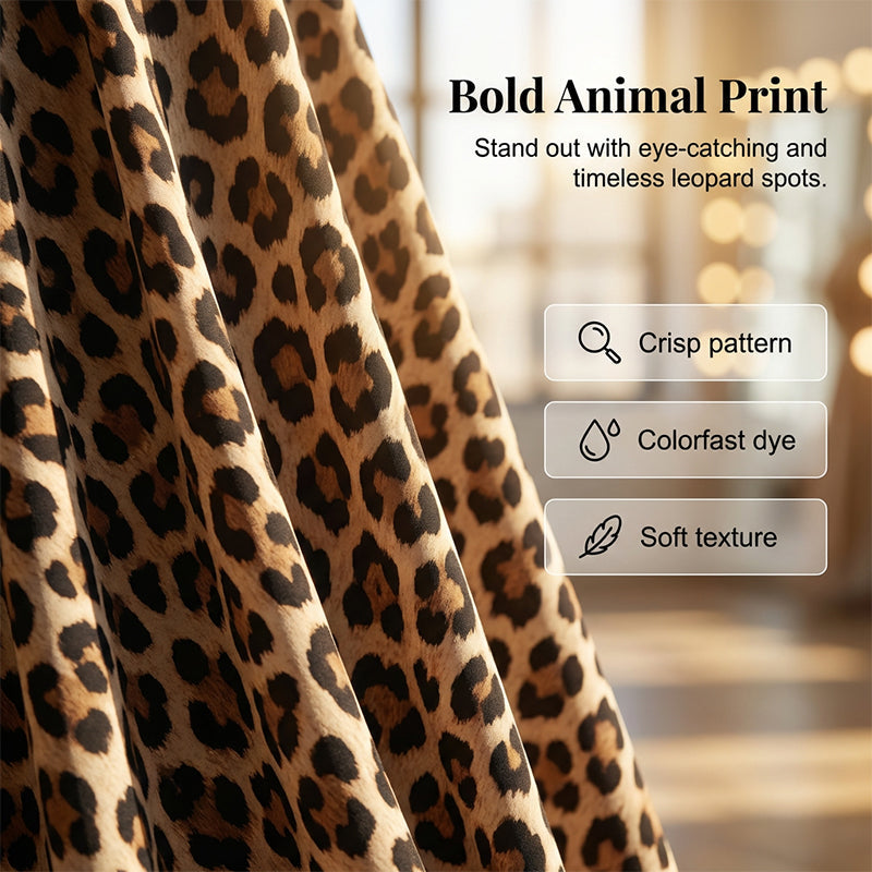 🐆 Lässiger, schicker langer Rock mit Leopardenmuster ✨ Trendig & bequem!