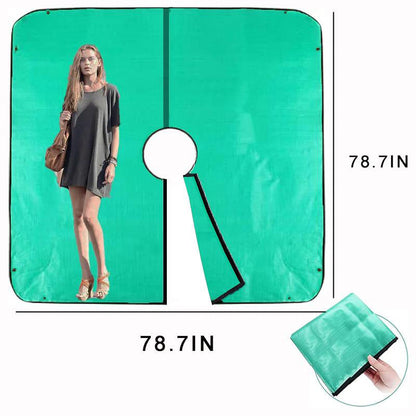 📐 78,7" x 78,7" Plane im Querformat ✂️ Einfaches Beschneiden durch 12-Zoll-Loch 📌