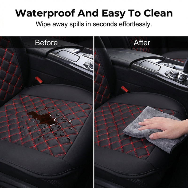 💎 -50% PREMIUM AUTOSITZKISSEN! 💎 Wasserdichtes PU-Leder, Rutschfest & Komfort für jede Fahrt