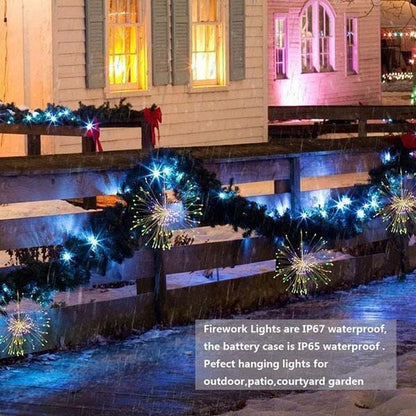 🔥Solange der Vorrat reicht 40 % Rabatt!🎉Hängende Starburst Fairy Lights für Weihnachten